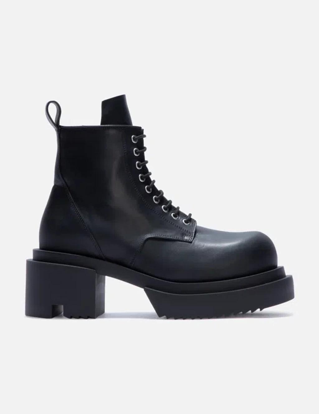 RICK OWENS Low Army Bogun Boots In 09 Black Product Image