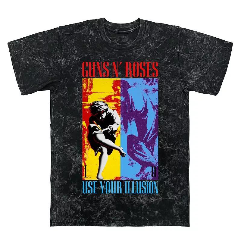 Mens Guns N Roses Use Your Illusion 93 Mineral Wash Graphic Tee Product Image