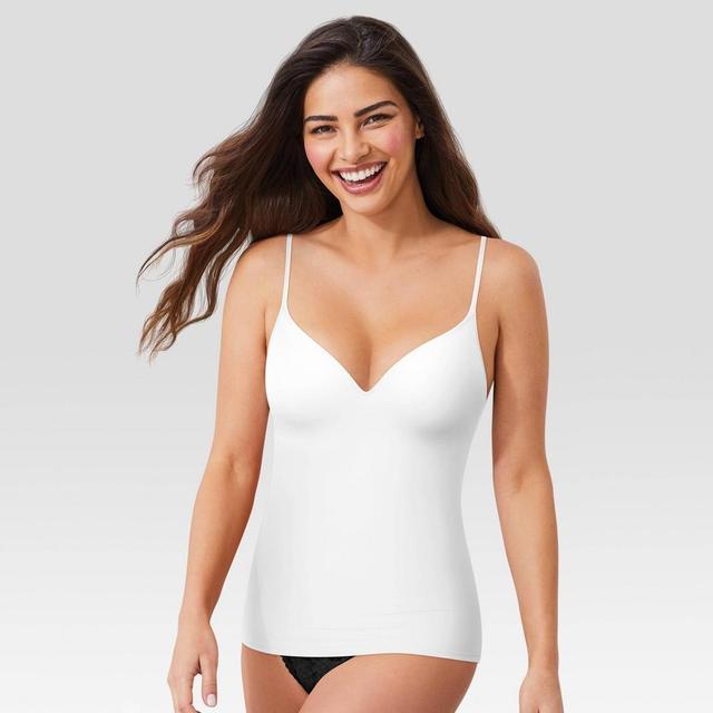 Maidenform Self Expressions Womens Wireless Cami with Foam Cups 509 - White XXL Product Image