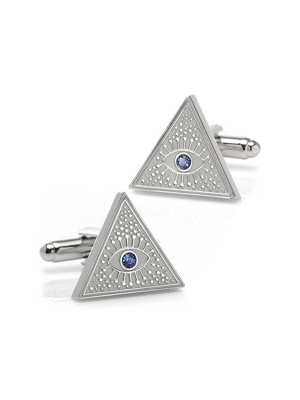 Ox & Bull Trading Co. Mens Evil Eye Amulet Cufflinks Product Image