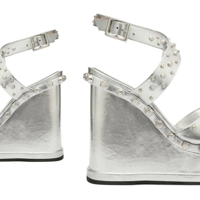 Lizzy Metallic Leather Sandal Female Product Image