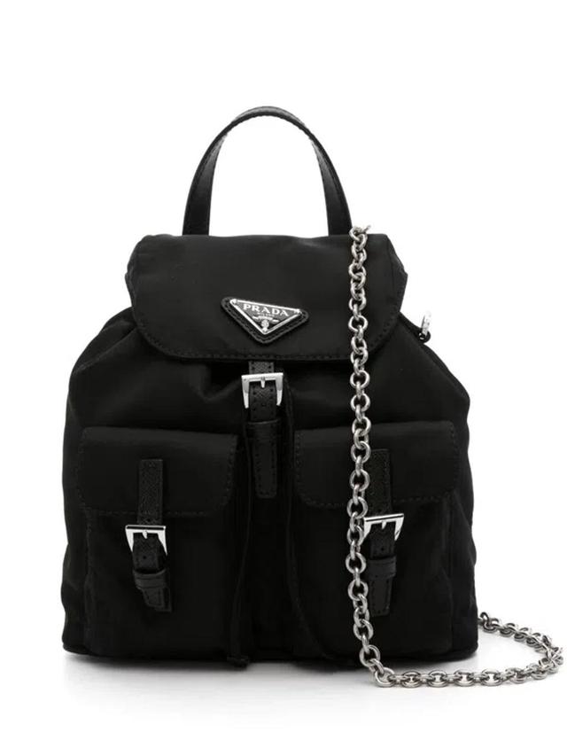 Re-nylon Bucket Bag In Black Product Image