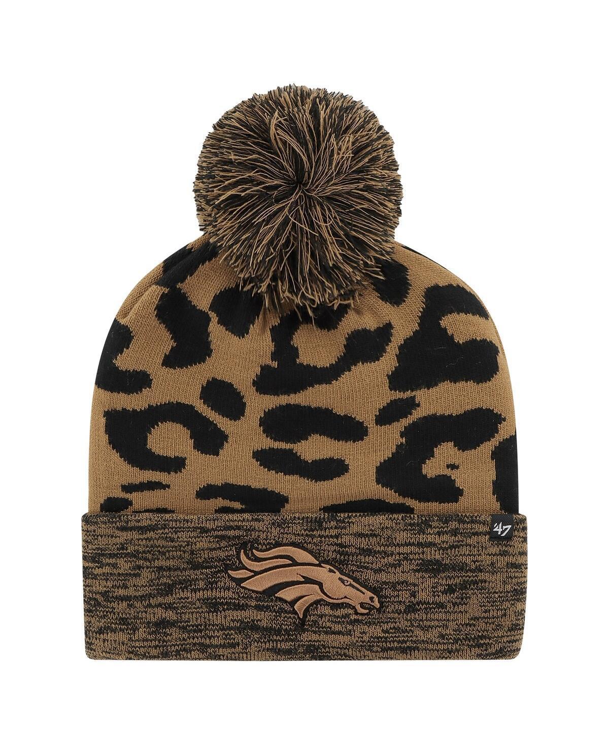 Womens 47 Denver Broncos Rosette Cuffed Knit Hat with Pom Product Image