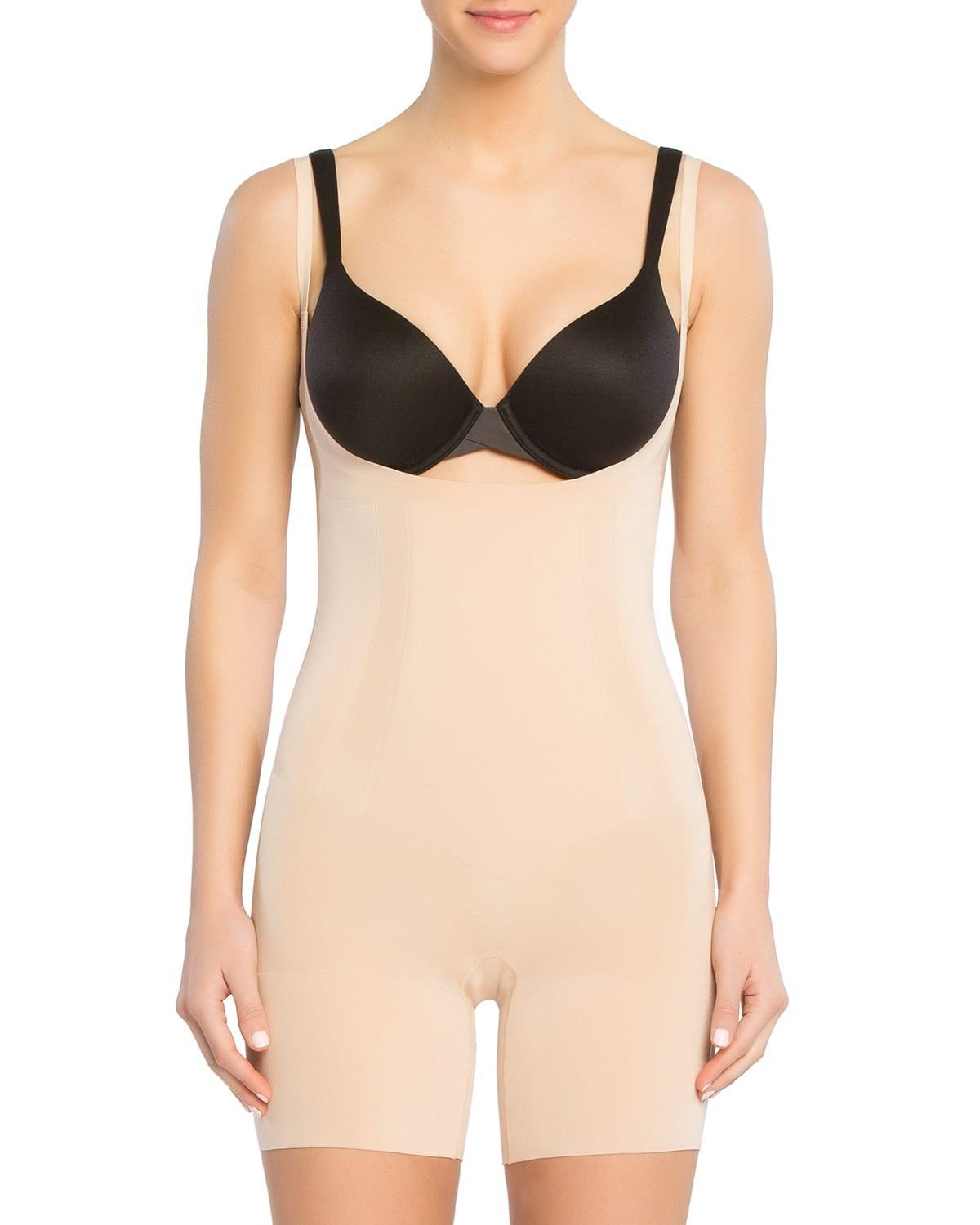 SPANX OnCore Open Bust Mid Thigh Shaper Bodysuit Product Image