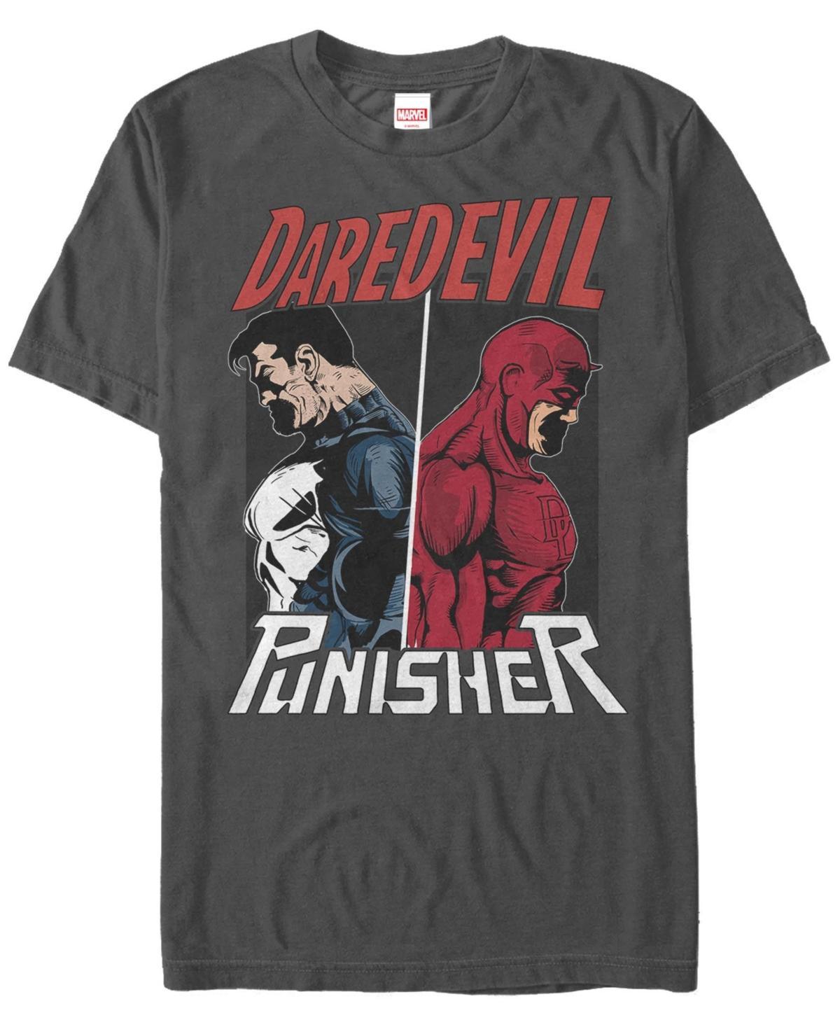 Mens Marvel Punisher Daredevil Tee Grey Product Image