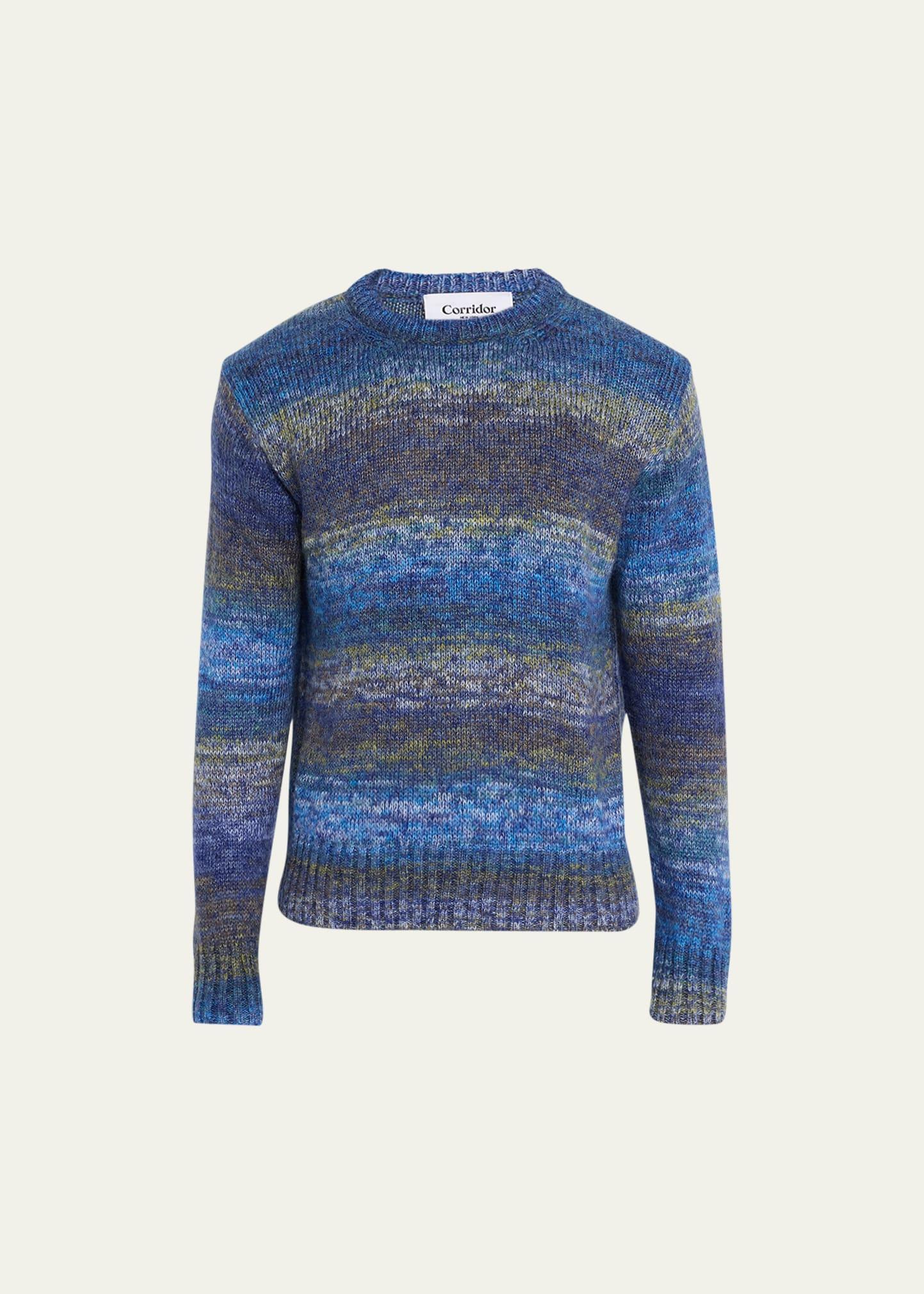 Mens Mohair Ombre Stripe Sweater product image