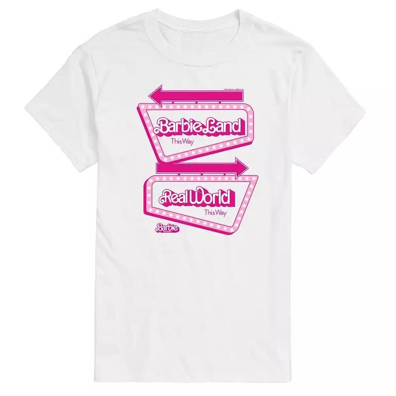 Big & Tall Barbie The Movie Barbieland Graphic Tee, Mens Product Image