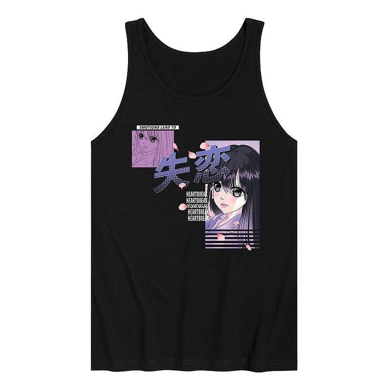 Mens Anime Heartbreak Tank Top Product Image