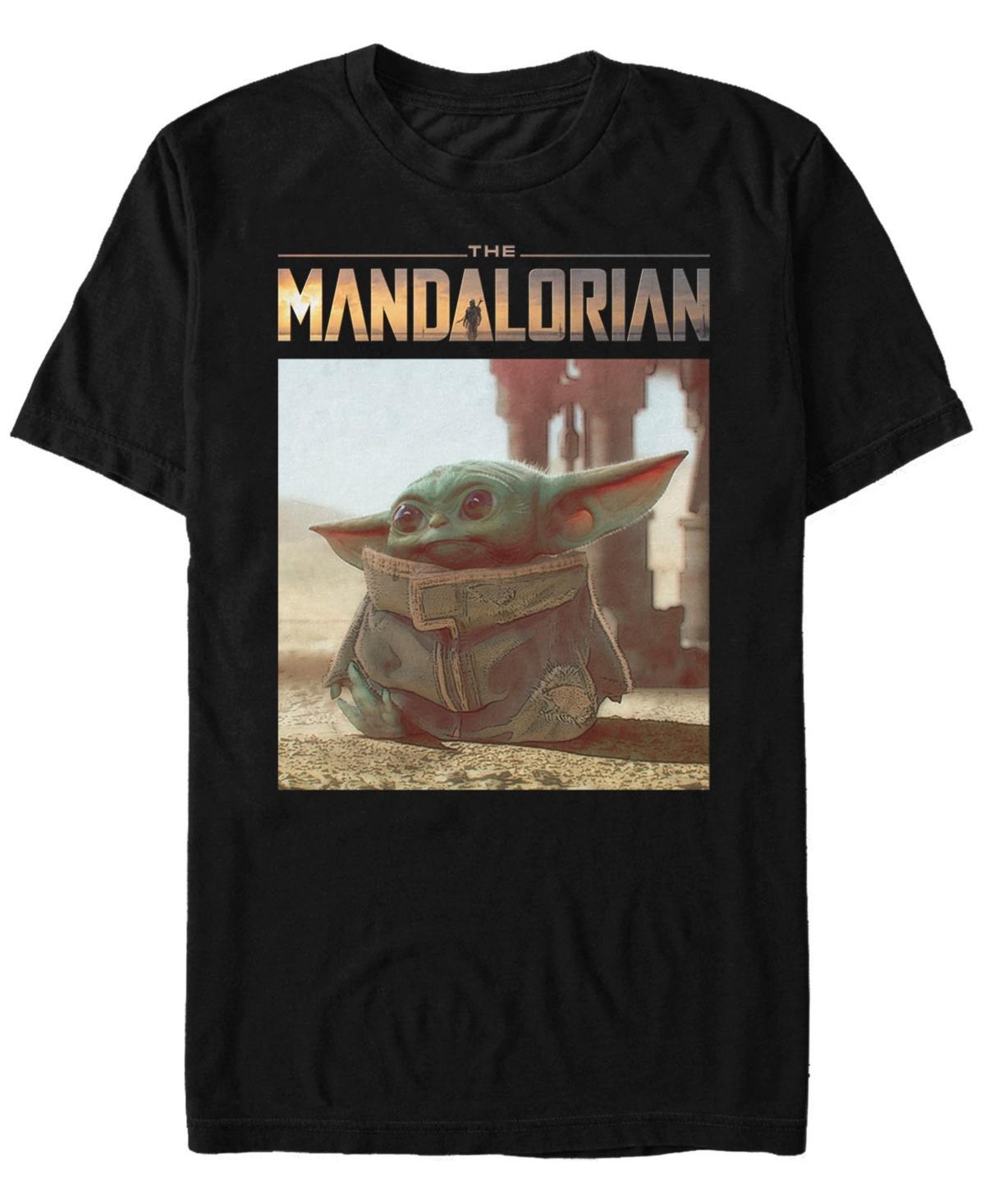 Fifth Sun Star Wars The Mandalorian The Child Portrait Logo Short Sleeve Mens T-shirt Product Image