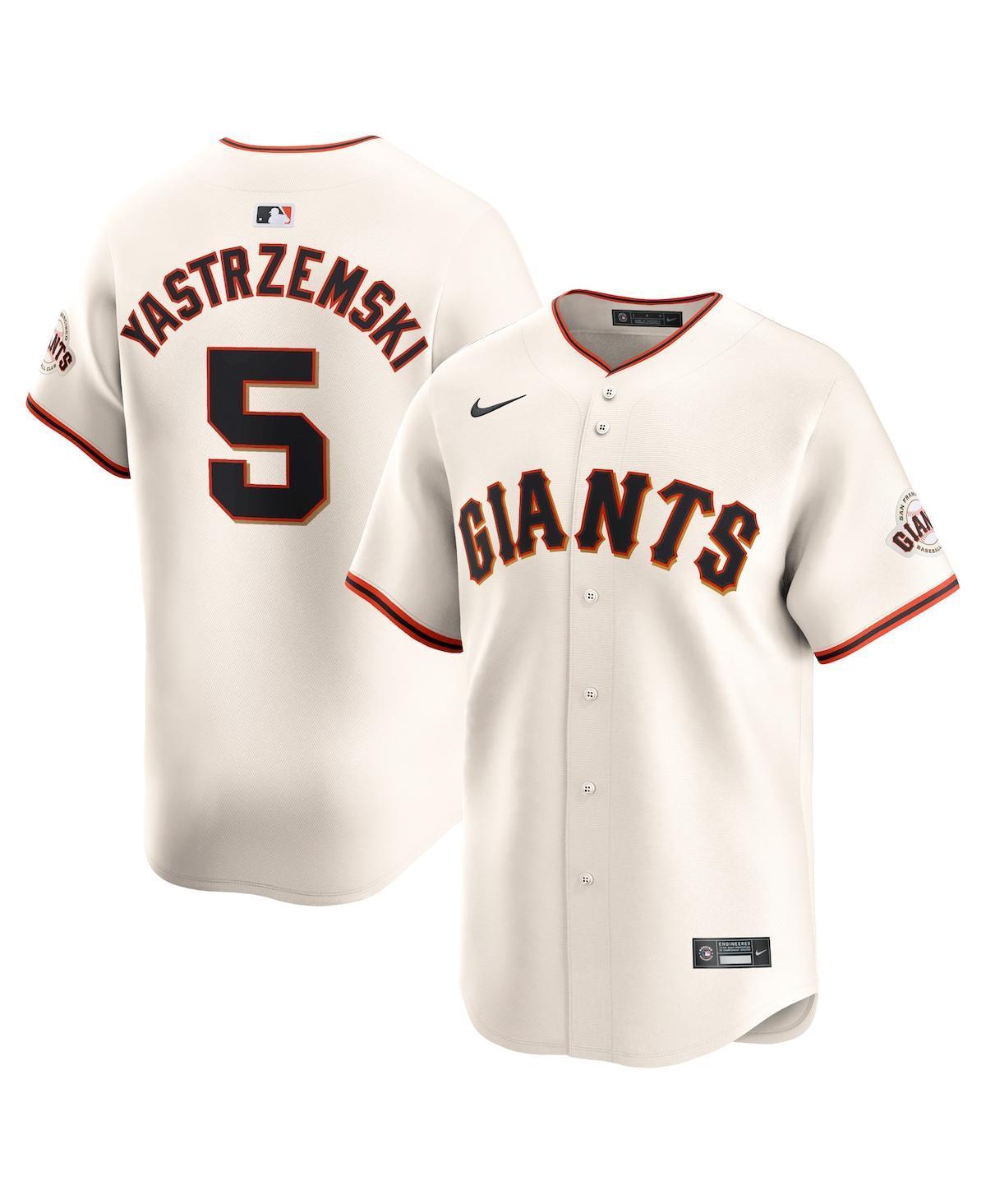 Mens Nike Mike Yastrzemski Cream San Francisco Giants Home Limited Player Jersey - Cream Product Image