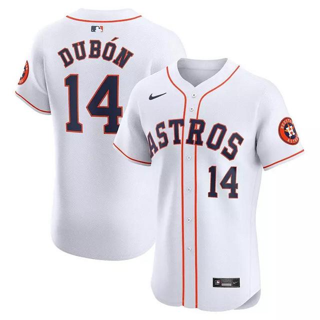 Mens Nike Mauricio Dubon Houston Astros Home Elite Player Jersey Product Image