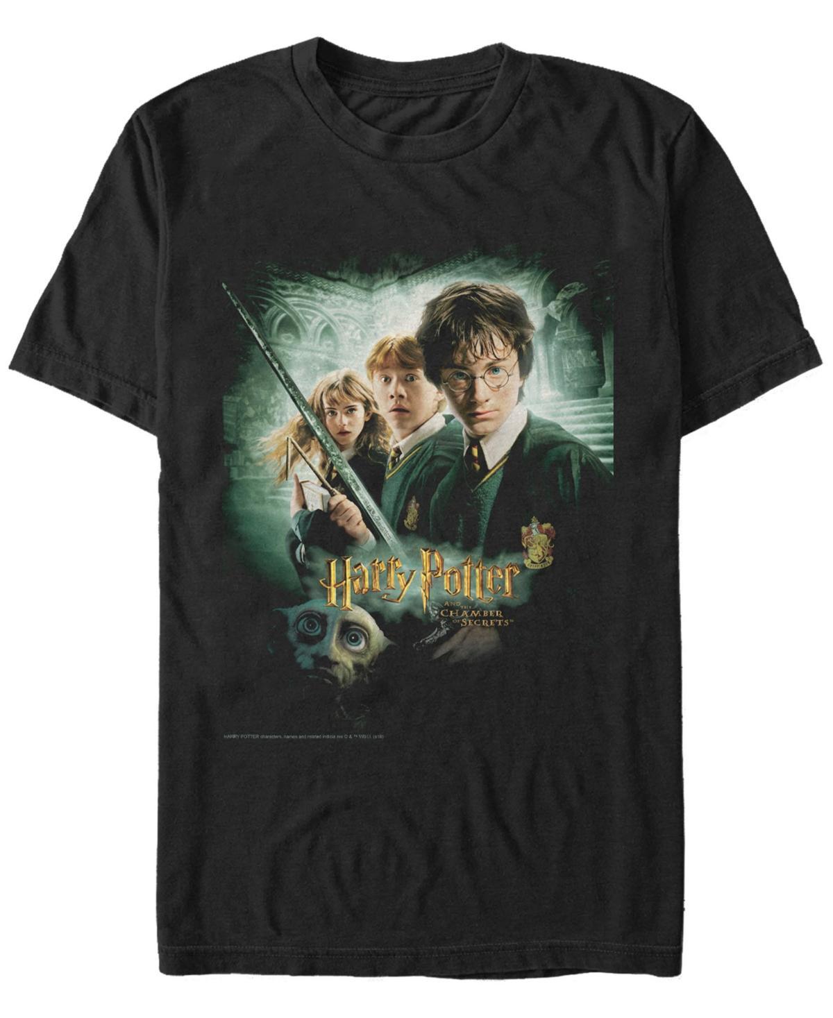 Mens Chamber of Secrets Movie Poster Tee Black Product Image