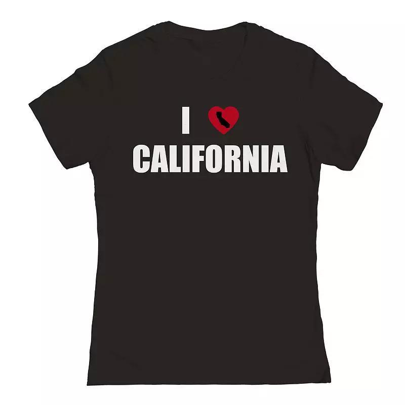 Juniors I Heart California Graphic Tee, Womens Product Image