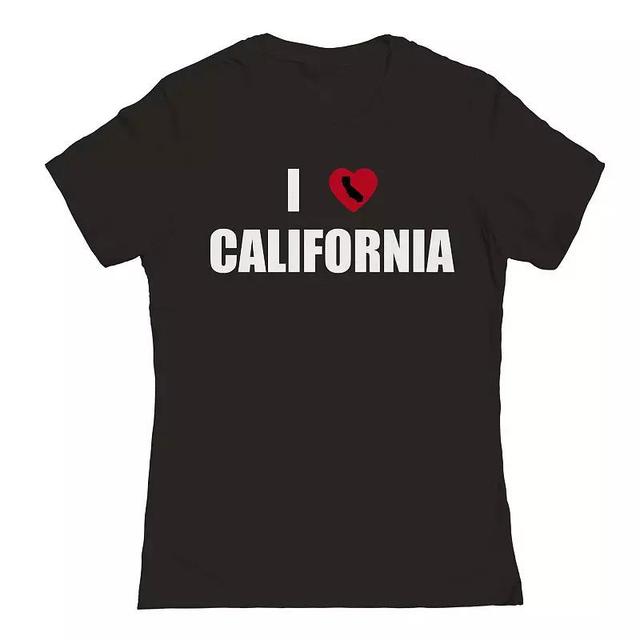 Juniors I Heart California Graphic Tee, Womens Product Image