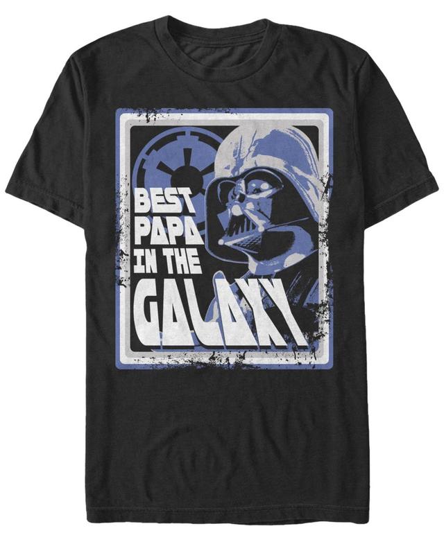 Mens Star Wars Darth Vader Best Papa In The Galaxy Graphic Tee Product Image