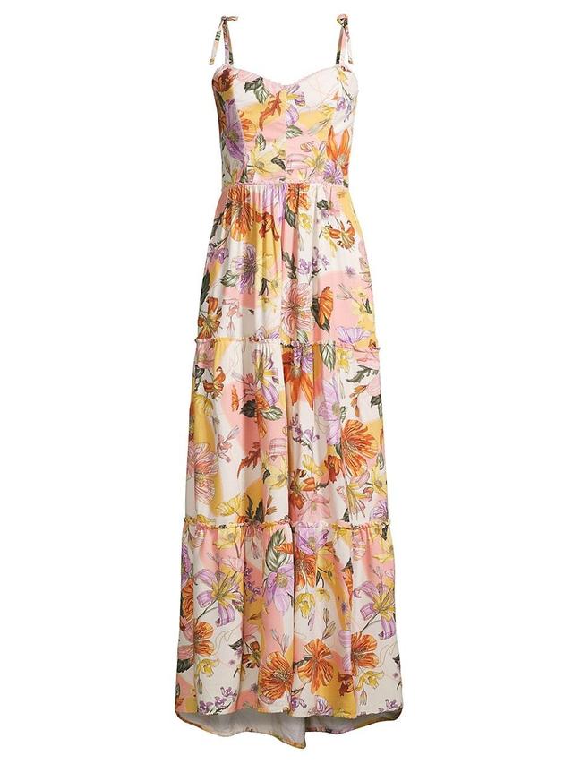 Womens Suzie Vitreo Floral Maxi Dress Product Image