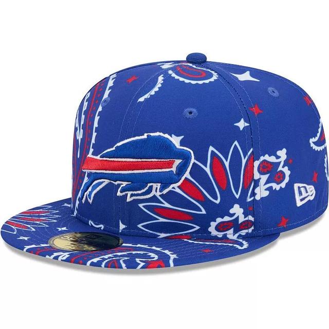 Mens New Era Royal Buffalo Bills Paisley 59FIFTY Fitted Hat Product Image