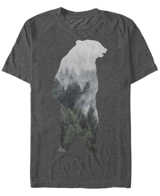 Mens Bear Mountain Silhouette Tee Grey Heather Product Image