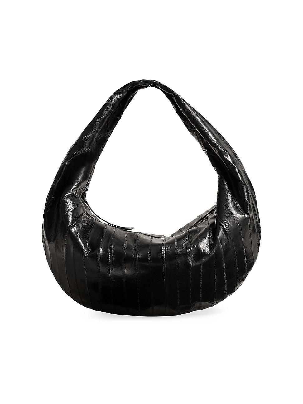 Womens Olivia Eelskin Hobo Bag Product Image