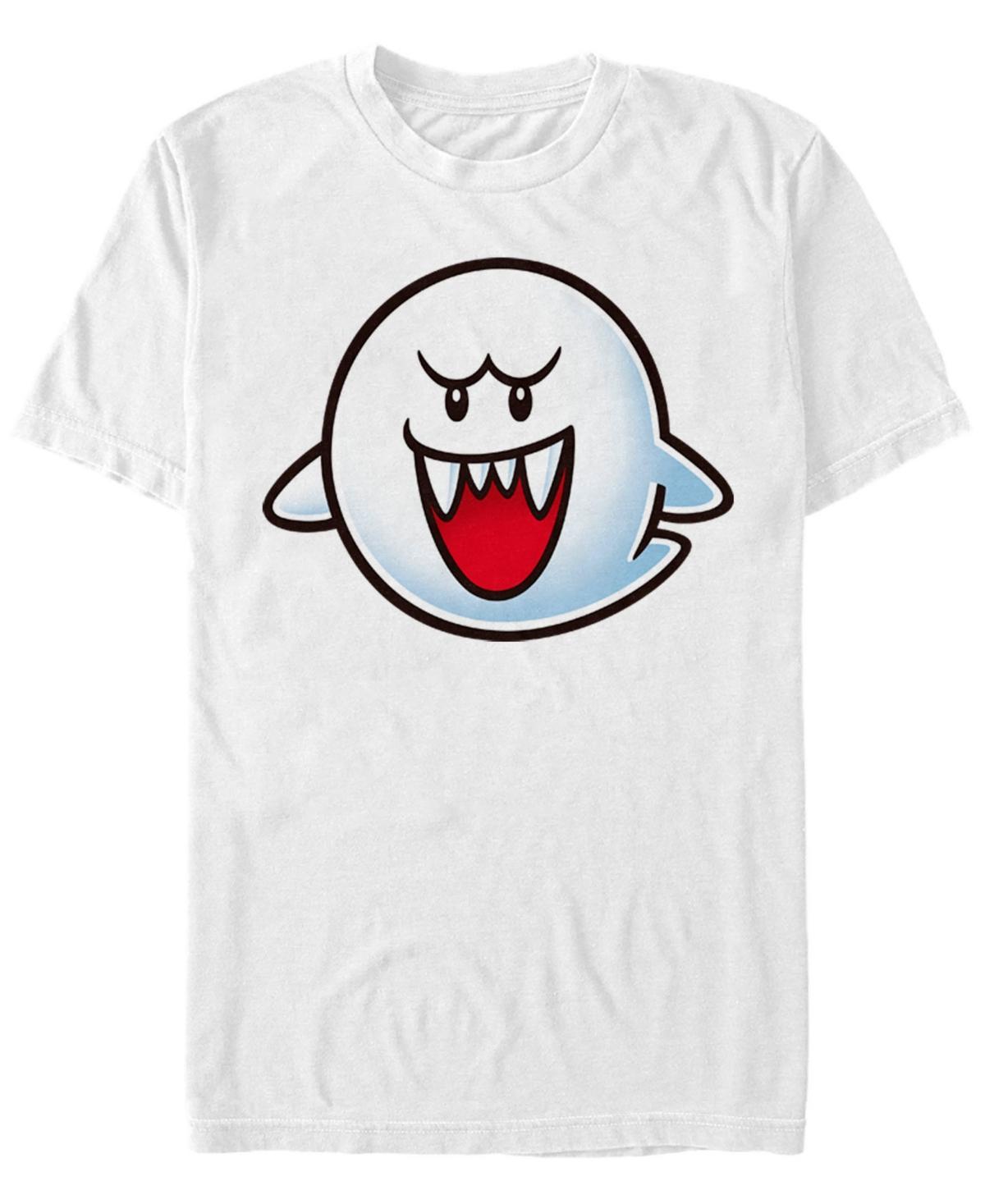 Nintendo Mens Classic Big Face Boo Ghost Short Sleeve T-Shirt Product Image