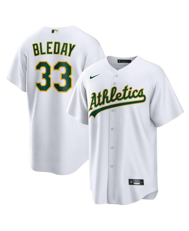 Nike Mens Jj Bleday White Oakland Athletics Home Replica Jersey - White Product Image