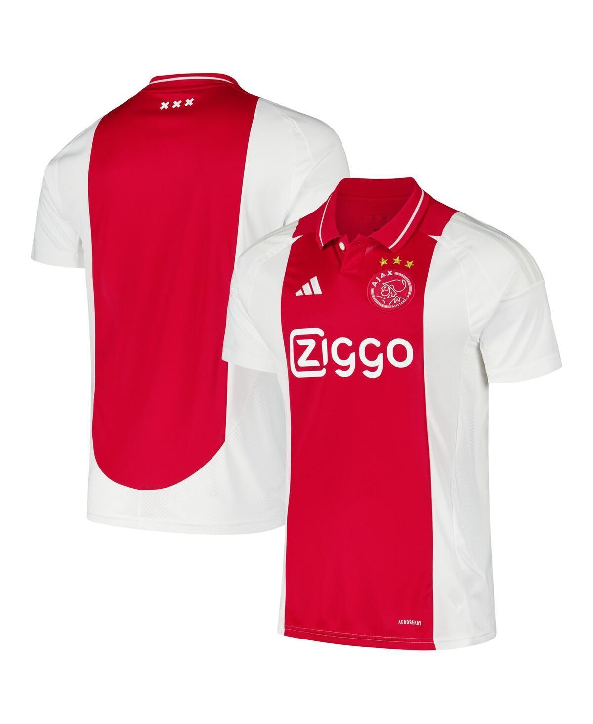 Adidas Mens White Ajax 2024/25 Home Replica Jersey - White Product Image