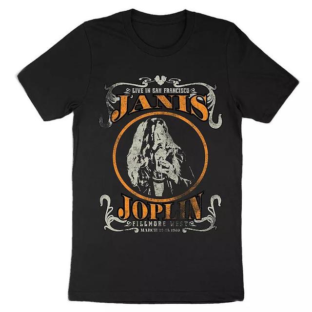 Mens Janis Joplin Live Tee Product Image