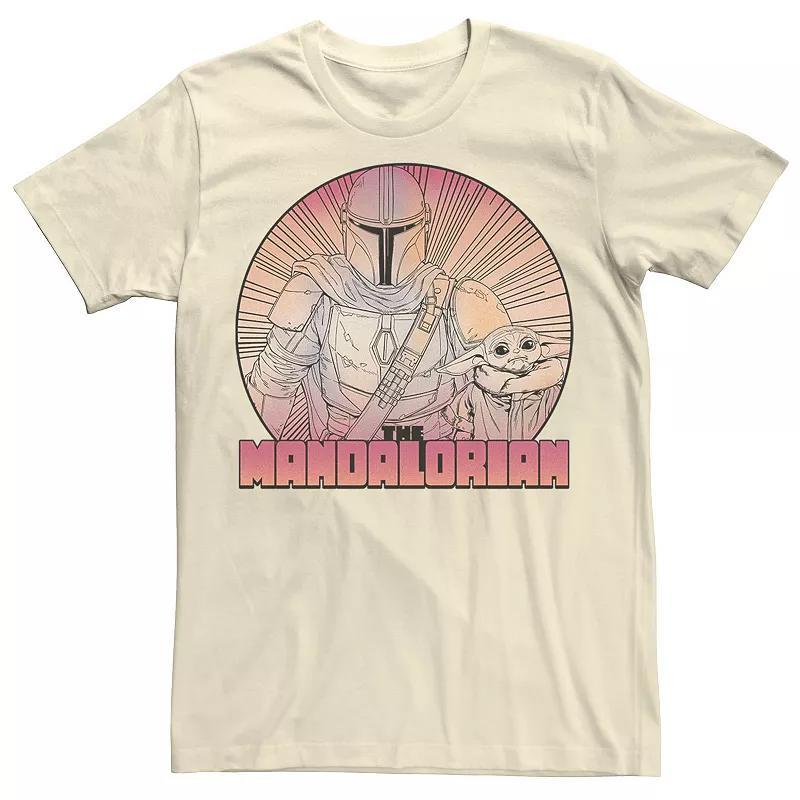 Mens Star Wars The Mandalorian The Child Gradient Line Art Tee Product Image