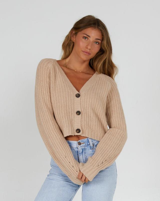 Lighthouse Cardigan - Oatmeal Product Image