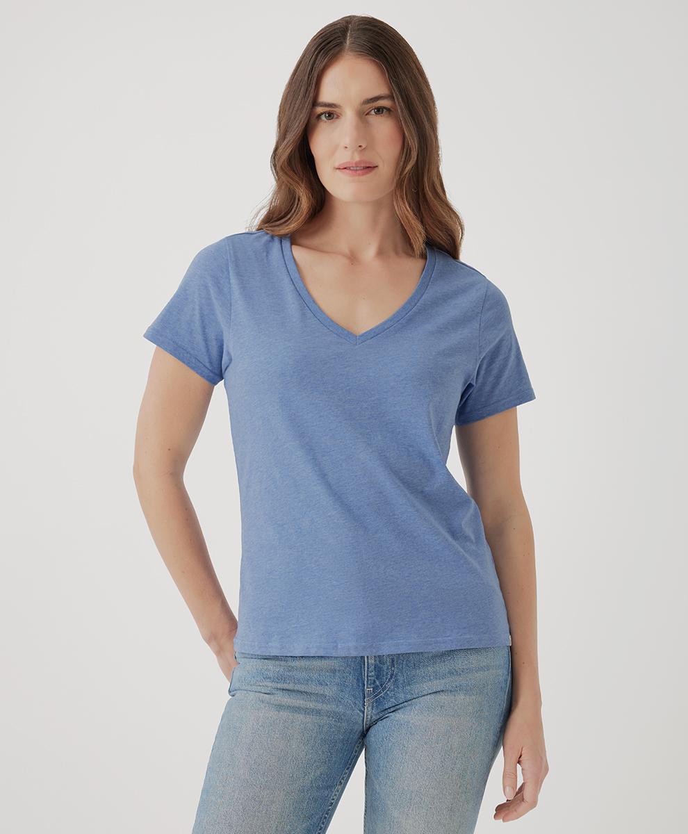 Womens Softspun V-Neck Tee 3XL Product Image