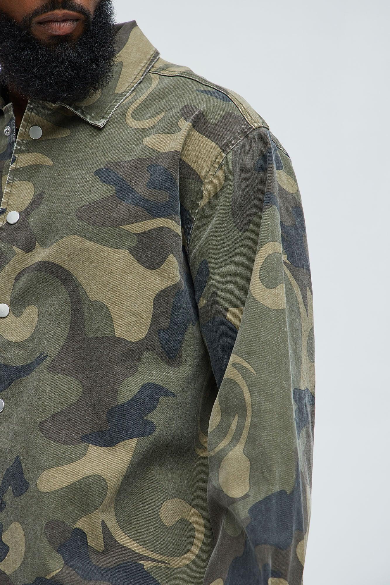 Won't Do Camo Long Sleeve Shirt - Camouflage Product Image