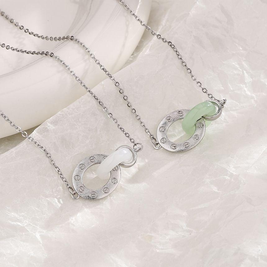 CZ Heart Necklace Product Image