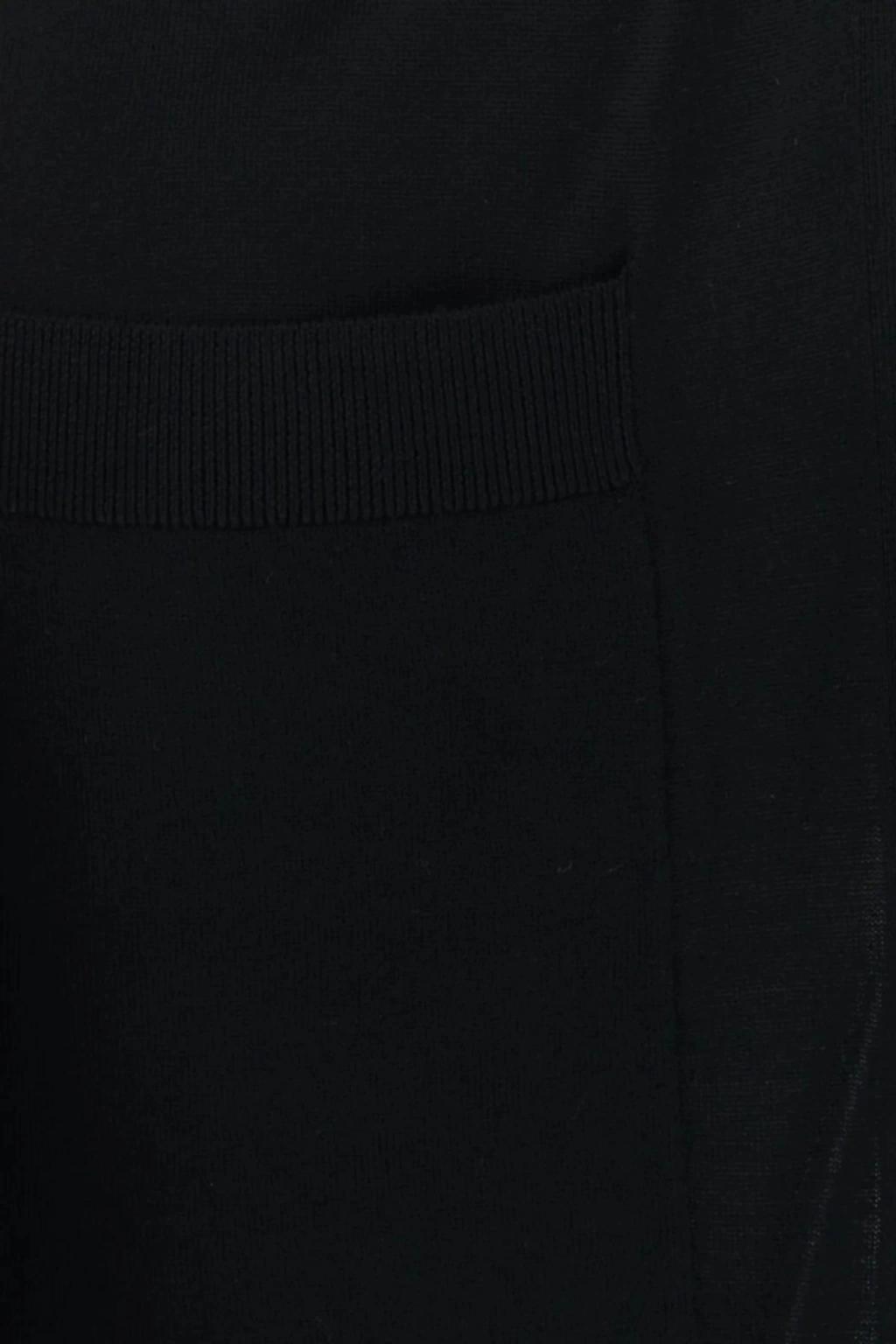 Black Wool Cardigan Product Image