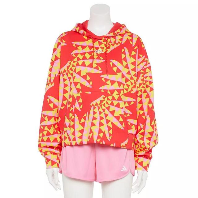 adidas Farm Hooded Sweatshirt (Tomato/Spring Yellow) Women's Clothing Product Image