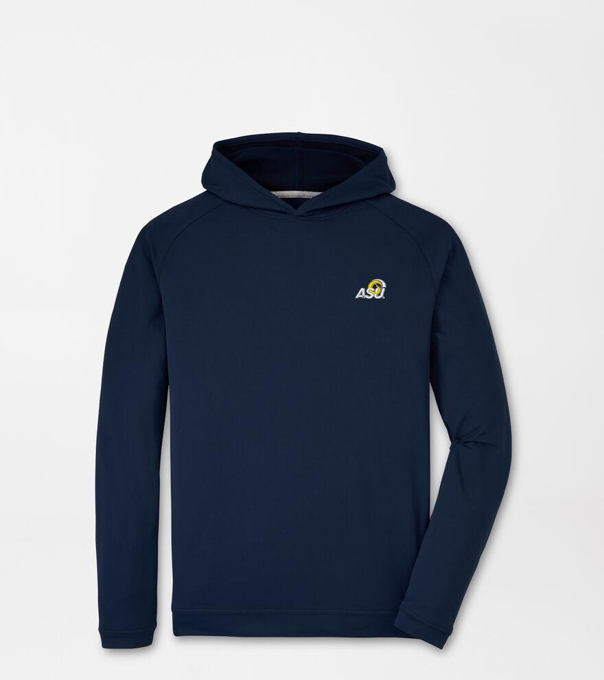 Peter Millar Mens Angelo Pine Performance Hoodie | Color: Navy | Size: XXL Product Image