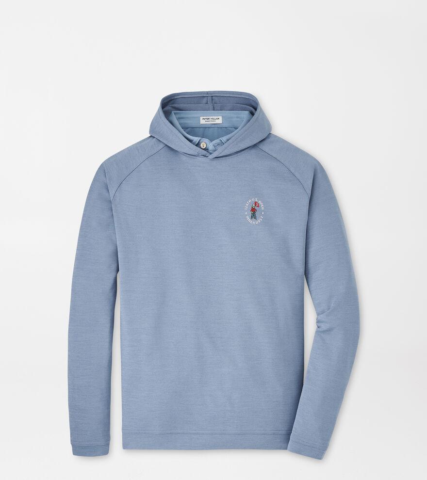 Peter Millar Mens 124th U.S. Open Pine Performance Hoodie | Color: Infinity | Size: 3XL Product Image