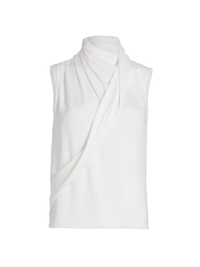 Womens Silk Wrap Top Product Image