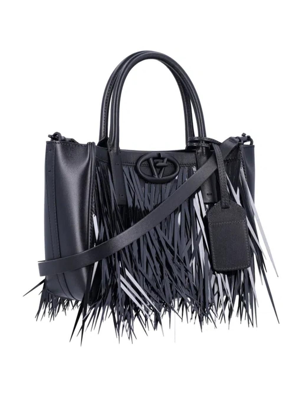 VALENTINO GARAVANI Vlogo Tote Bag In Black Product Image