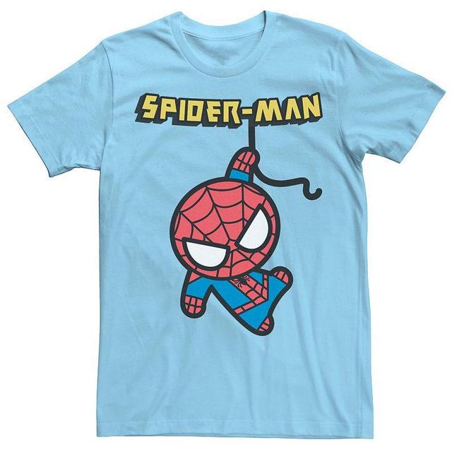 Mens Marvel Spider-Man Hanging Kawaii Tee Product Image