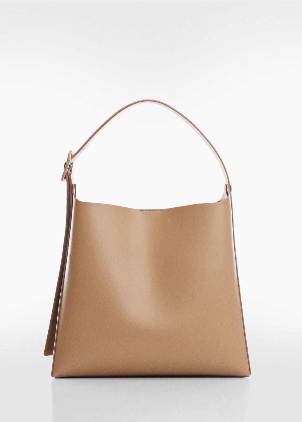 MANGO - Shopper bag with buckle - One size - Women Product Image