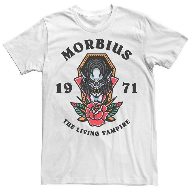 Mens Marvel Morbius The Living Vampire 1971 Tattoo Style Tee Product Image