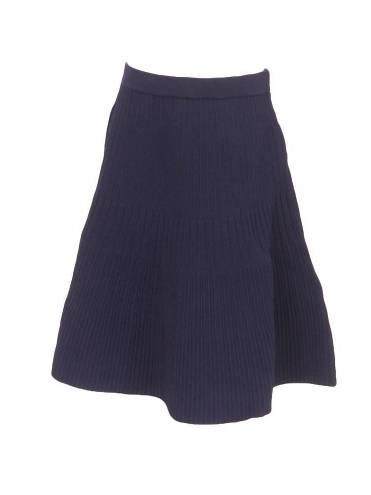 Miss Meme Ribbed Knit Skirt (Style 1815) Product Image