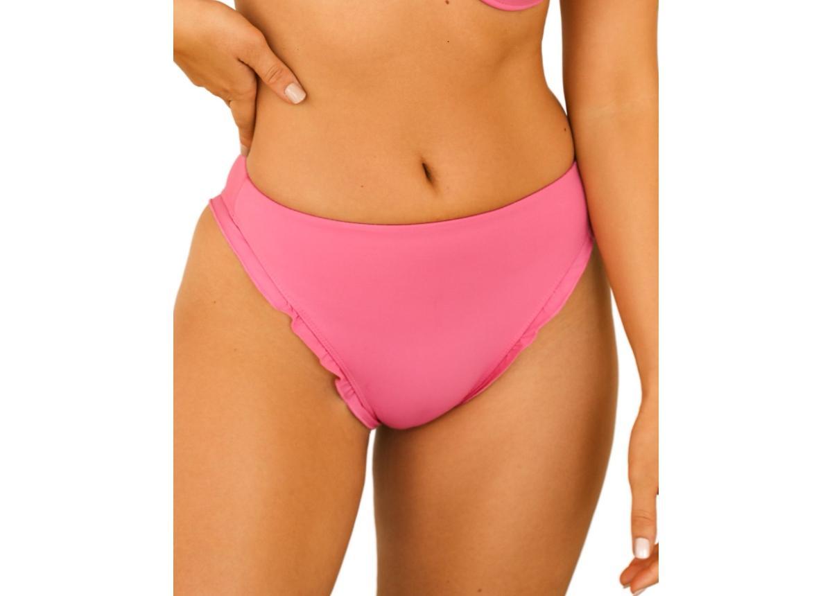 Dippin Daisys Womens Eco Pacifica High Waisted Bikini Bottom - Purplearge Product Image