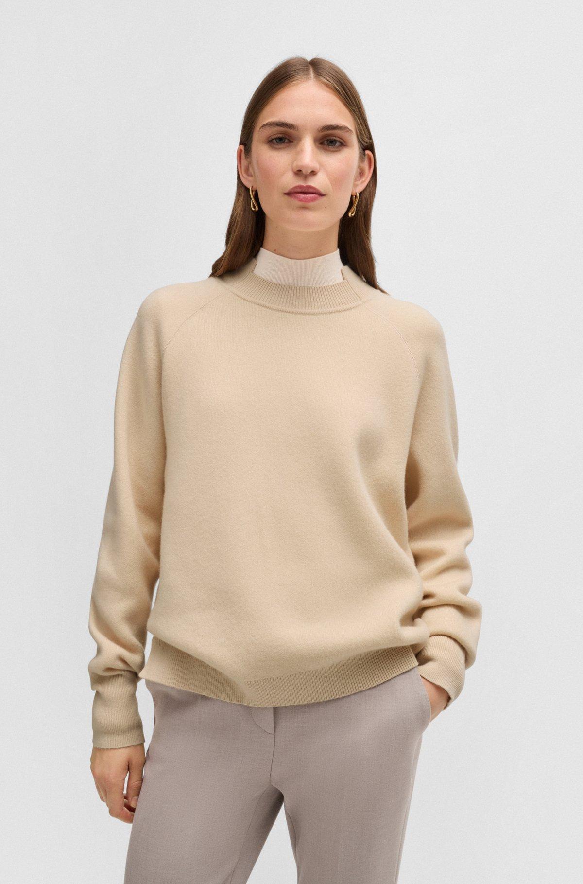 Knitted sweater in wool and cashmere product image