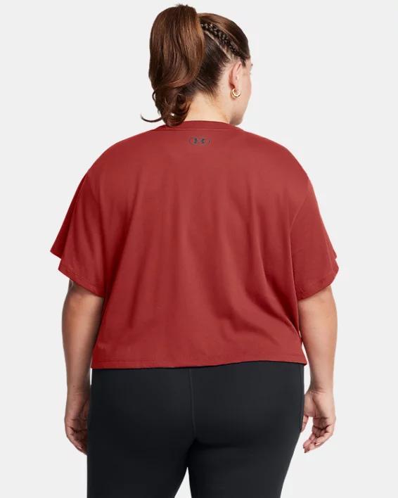 Women's UA Boxy Crop Logo Short Sleeve Product Image