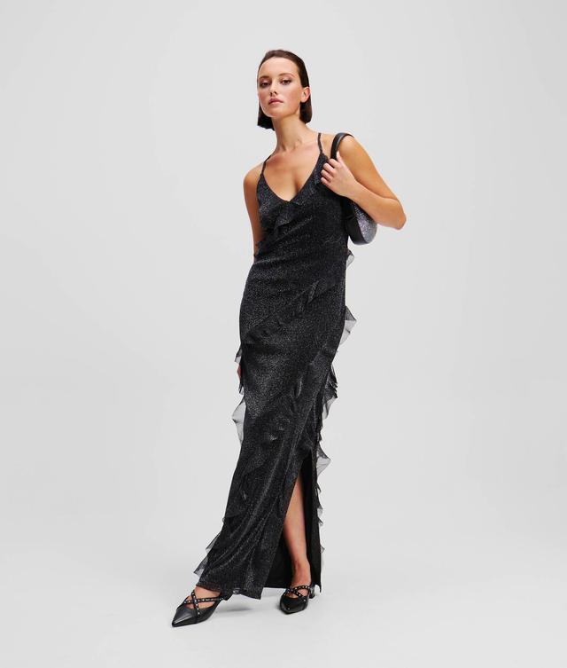 LUREX RUFFLE DRESS Product Image