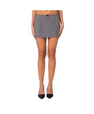 Edikted Womens Take A Bow Mini Skirt Product Image