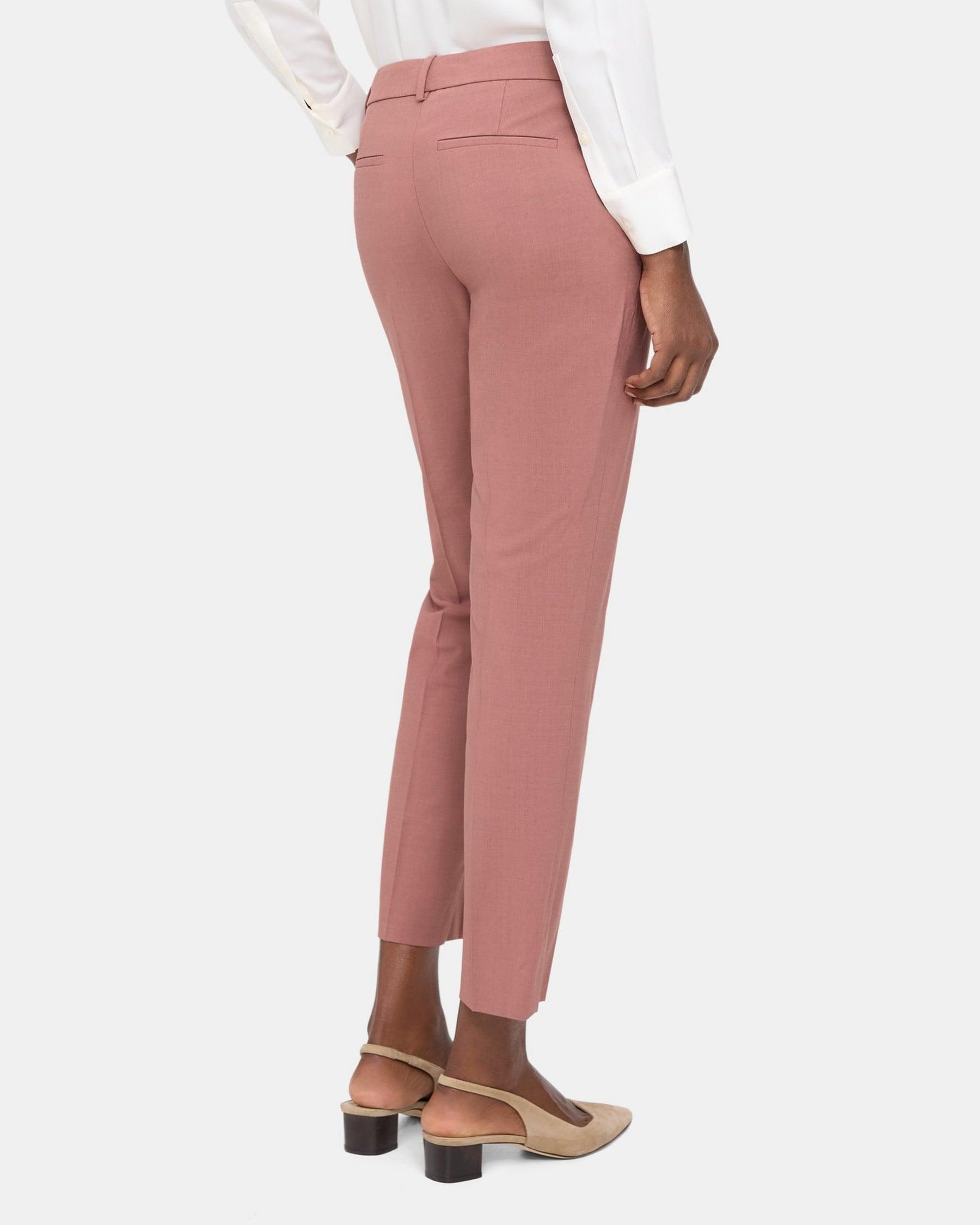 Classic Crop Pant in Sevona Stretch Wool Product Image