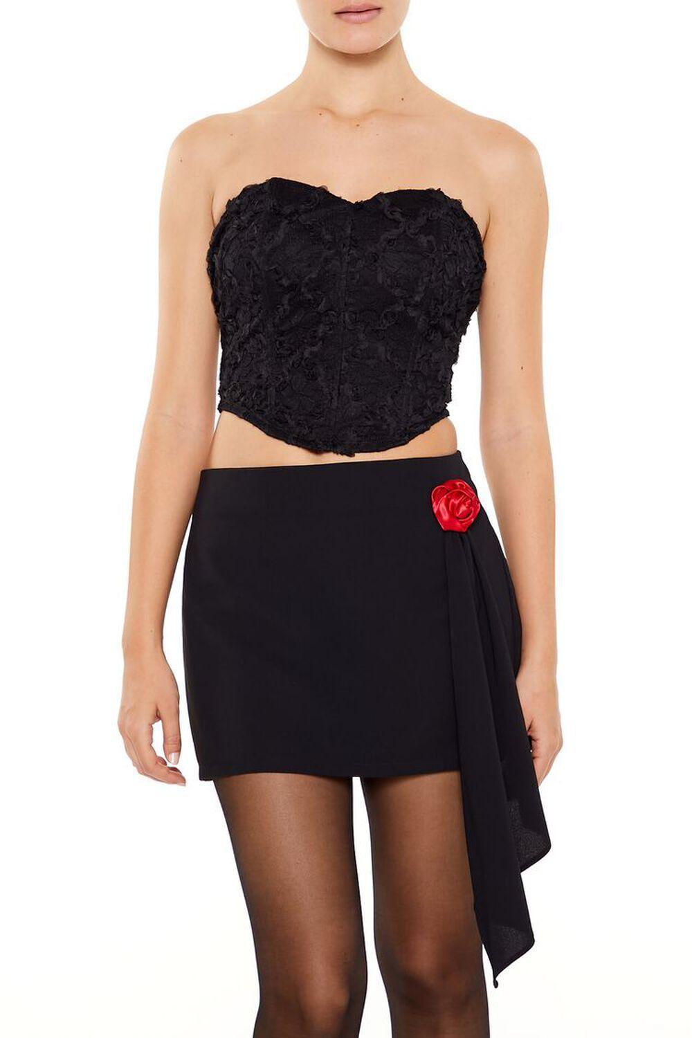 Lace Sweetheart Tube Crop Top | Forever 21 Product Image