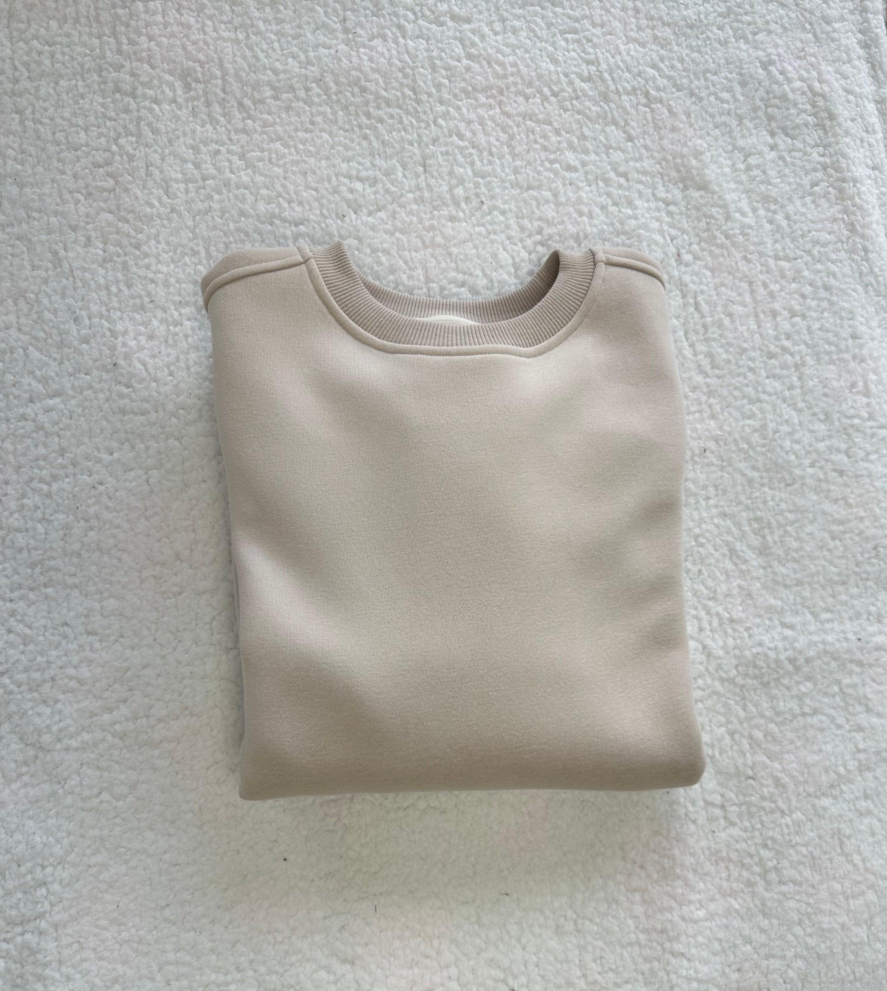 Sandstone Sunkissedcoconut Blank Sweatshirt Product Image